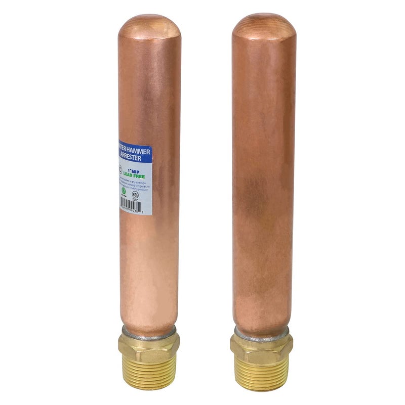 SUPPLYGIANT مُعَطِّل مياه نوع C IS-D-1NQU من Supply Giant مع وصلة ذكر NPT ملولبة 1 بوصة، نحاس - Image 3
